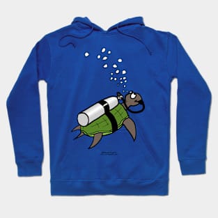 SCUBA Sea Turtle Hoodie